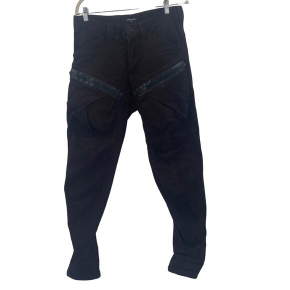 Riot Division Zipped heavy cotton brown Moto pants - Picture 1 of 5